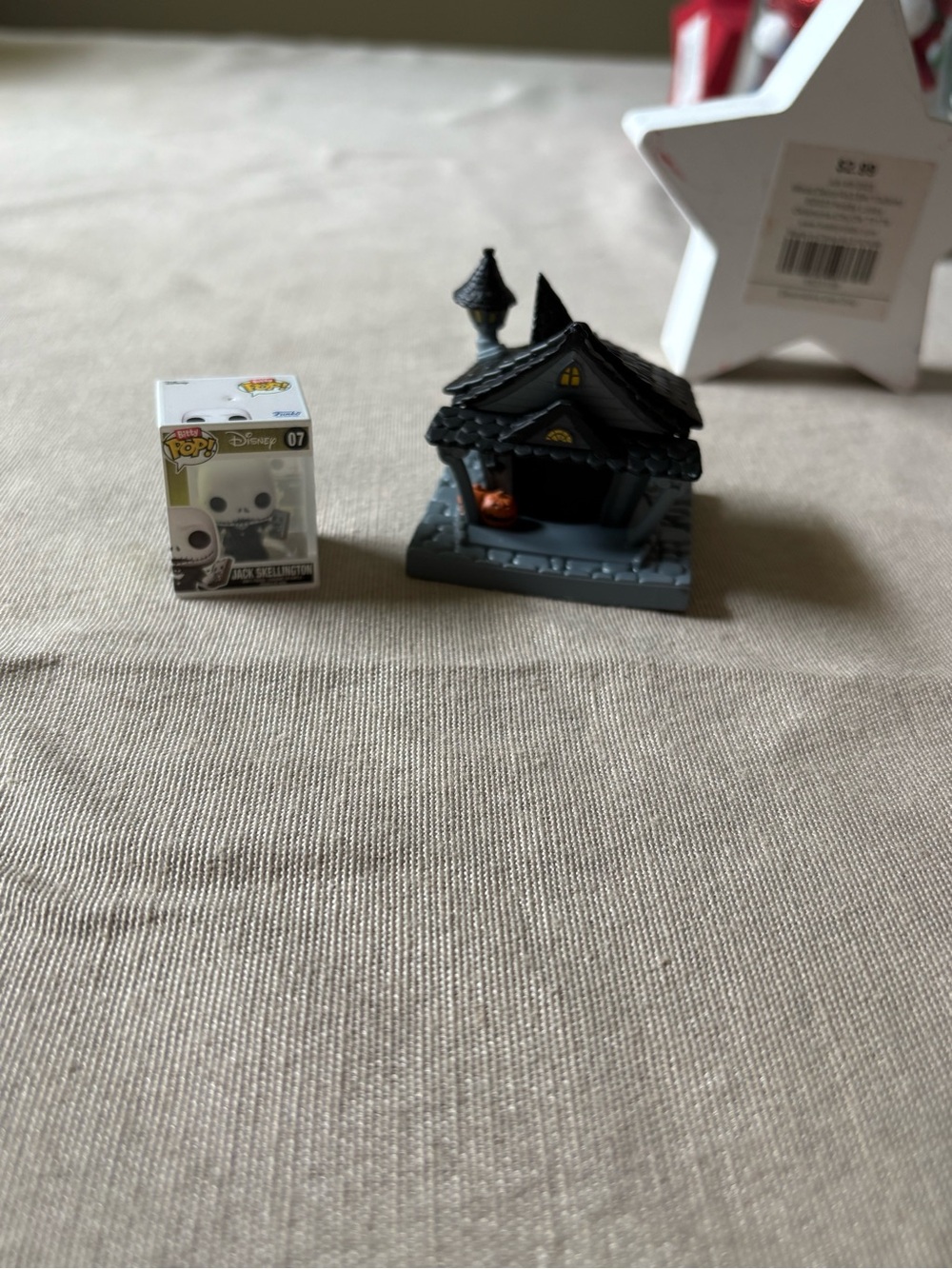 Haunted House Miniature Display with Jack Skellington Funko Pop 1inch